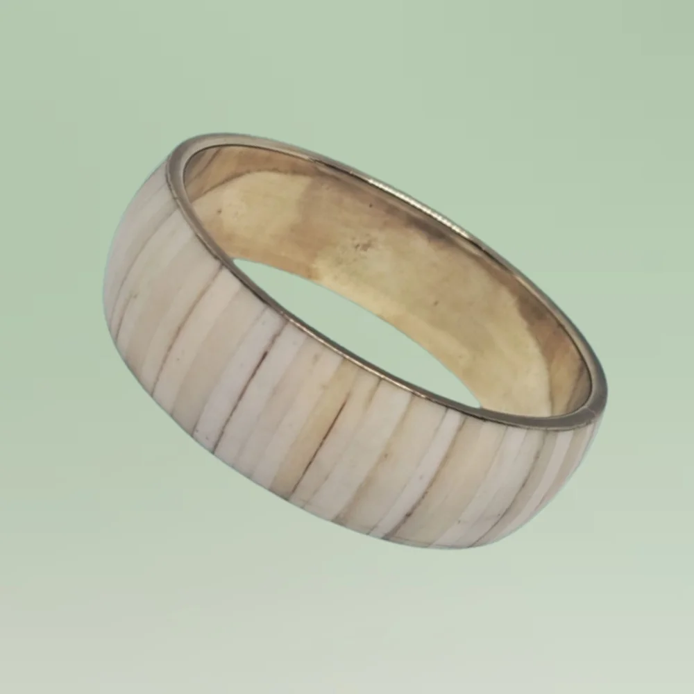 Cream Color Slip-on Brass? Bracelet